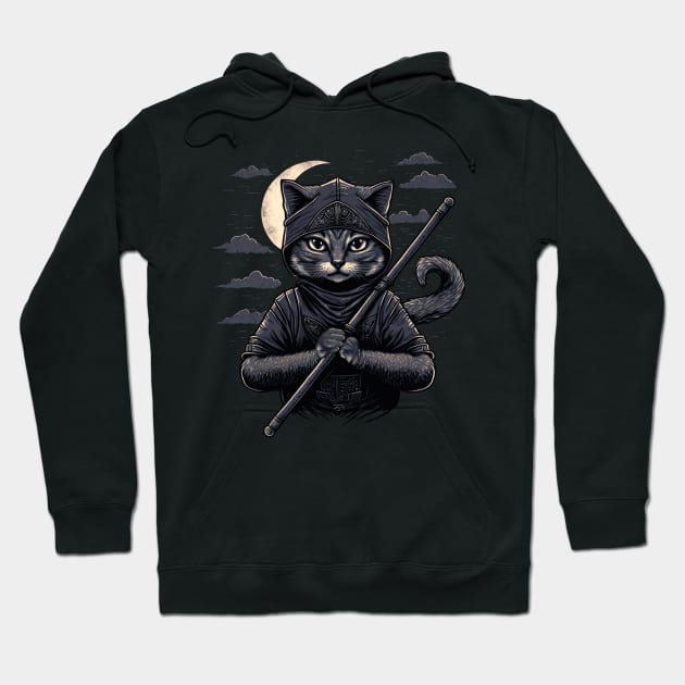 Hattori "Hairball" Hanzō Hoodie by THREE 5 EIGHT